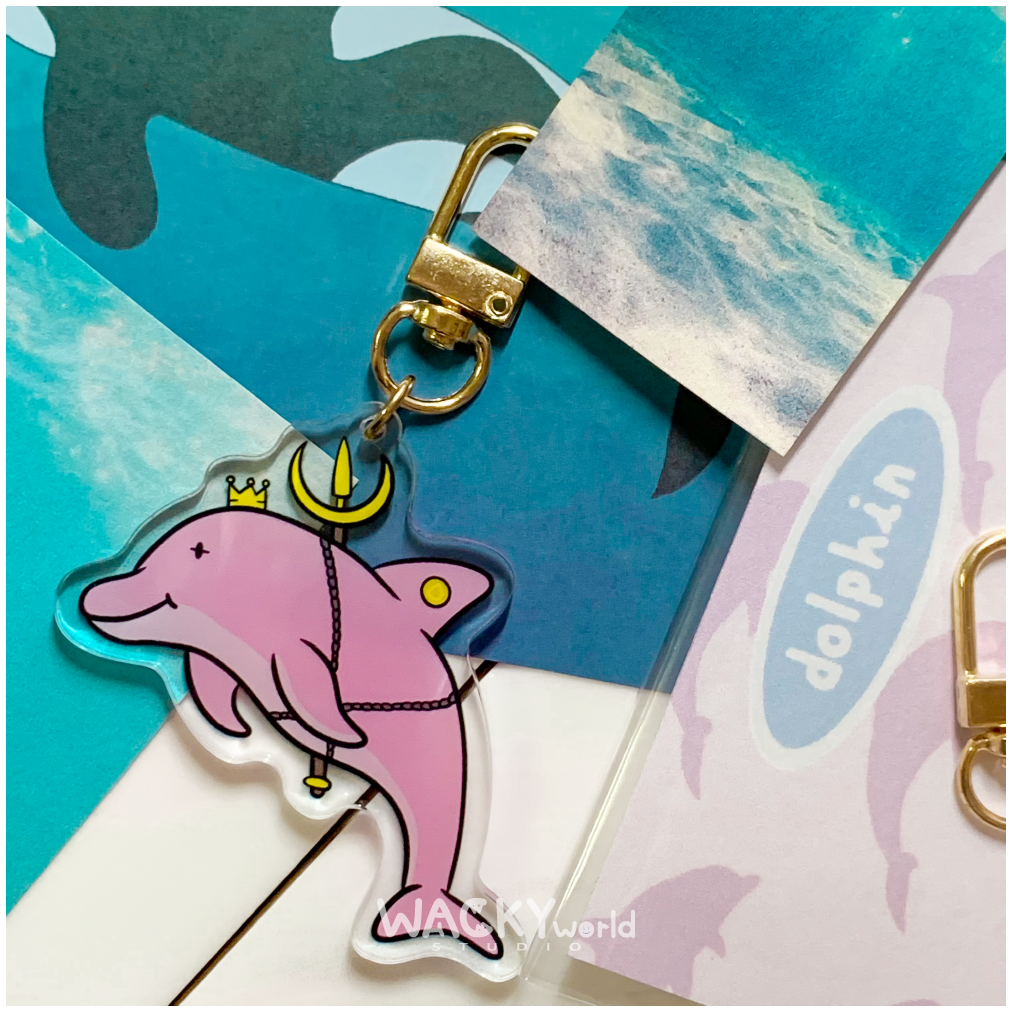 Pink Dolphin｜Keychain |