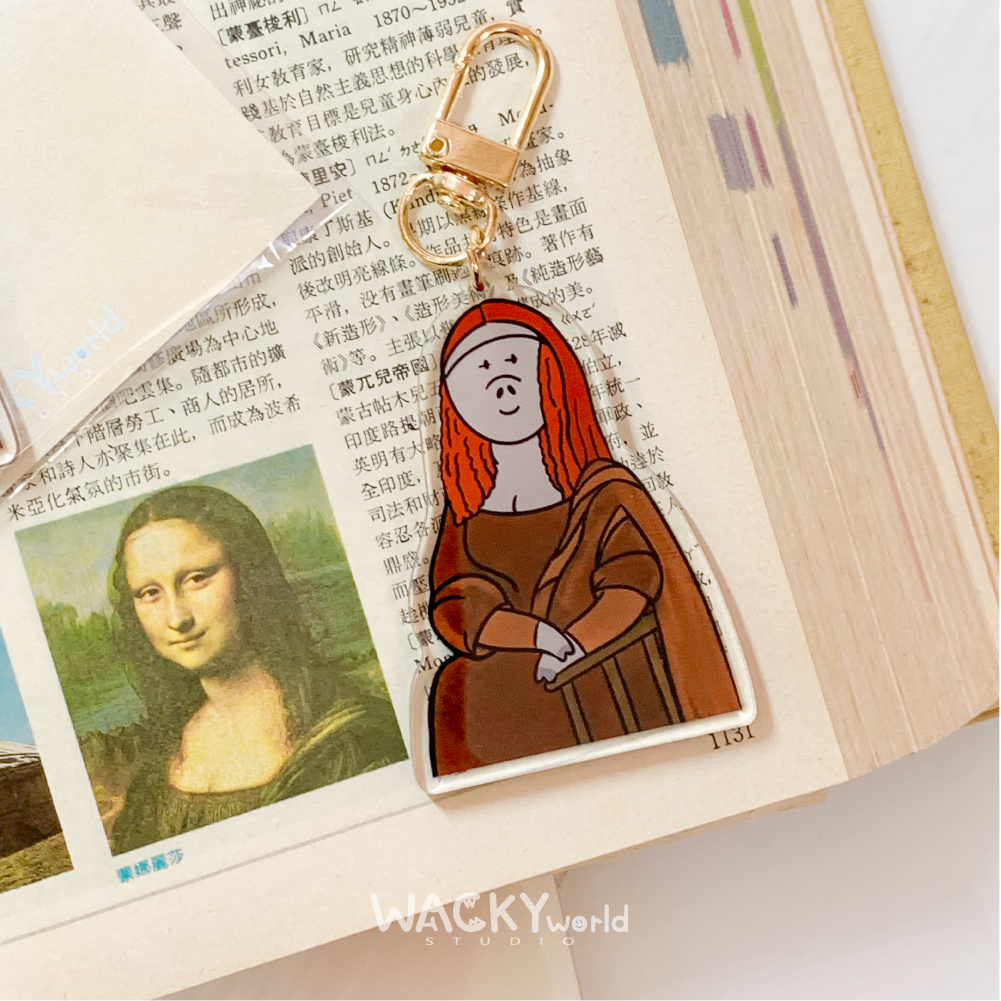 the Mona Lisa｜Keychain |