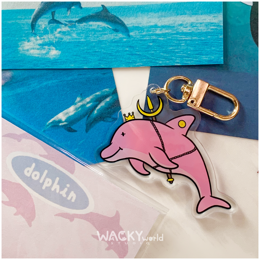 Pink Dolphin｜Keychain |