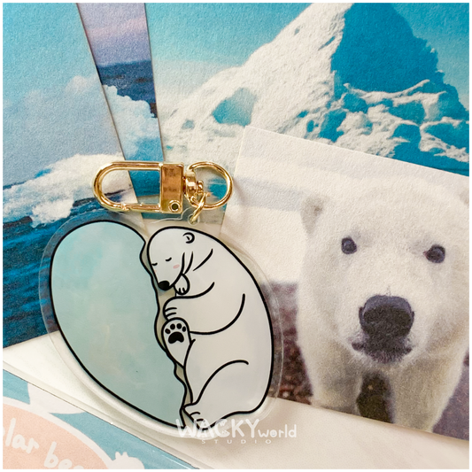 Love with Polar Bear｜Keychain |