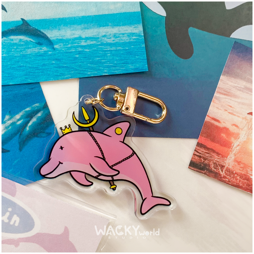 Pink Dolphin｜Keychain |