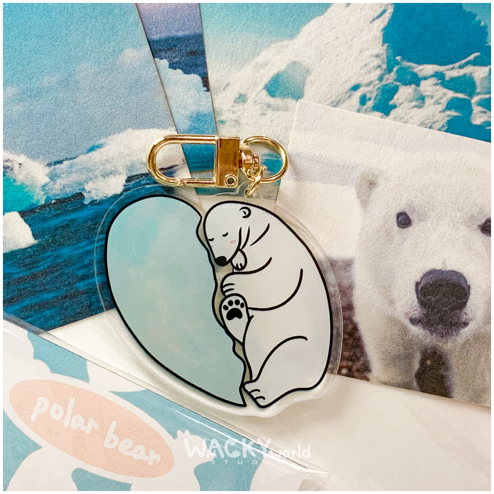 Love with Polar Bear｜Keychain |