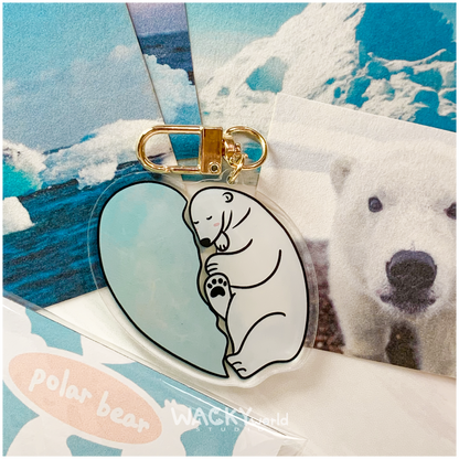 Love with Polar Bear｜Keychain |