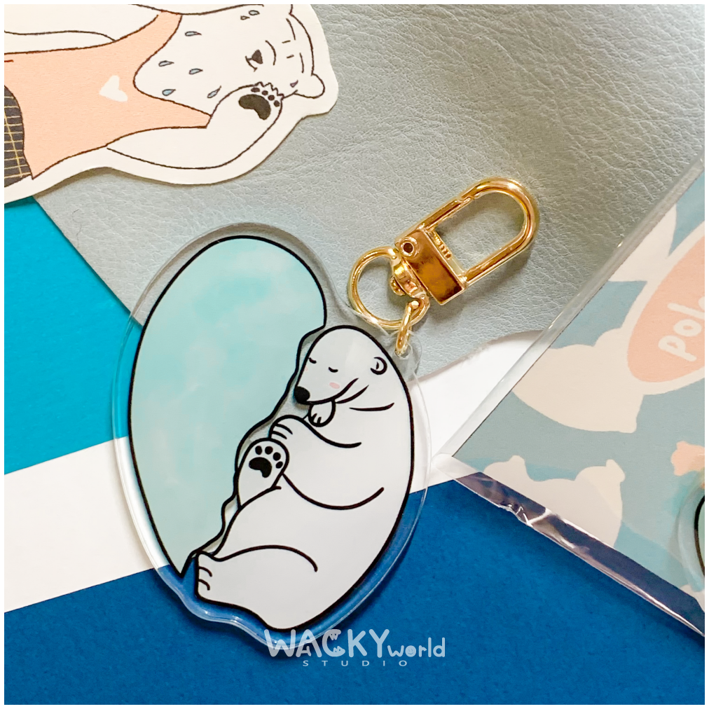 Love with Polar Bear｜Keychain |