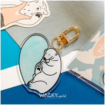 Love with Polar Bear｜Keychain |