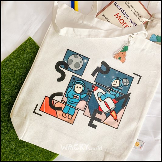 Outer Space Canvas Tote Bag