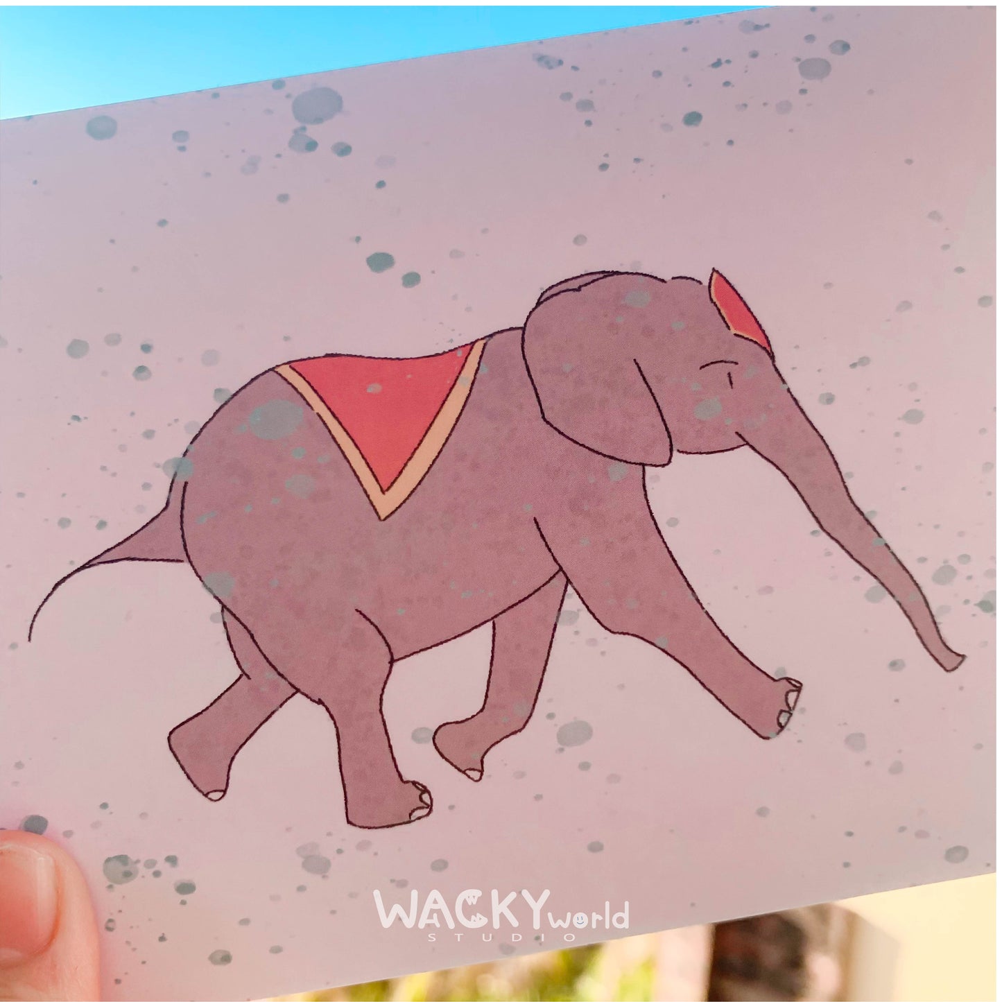 BE KIND of Tyke Elephant｜Postcard