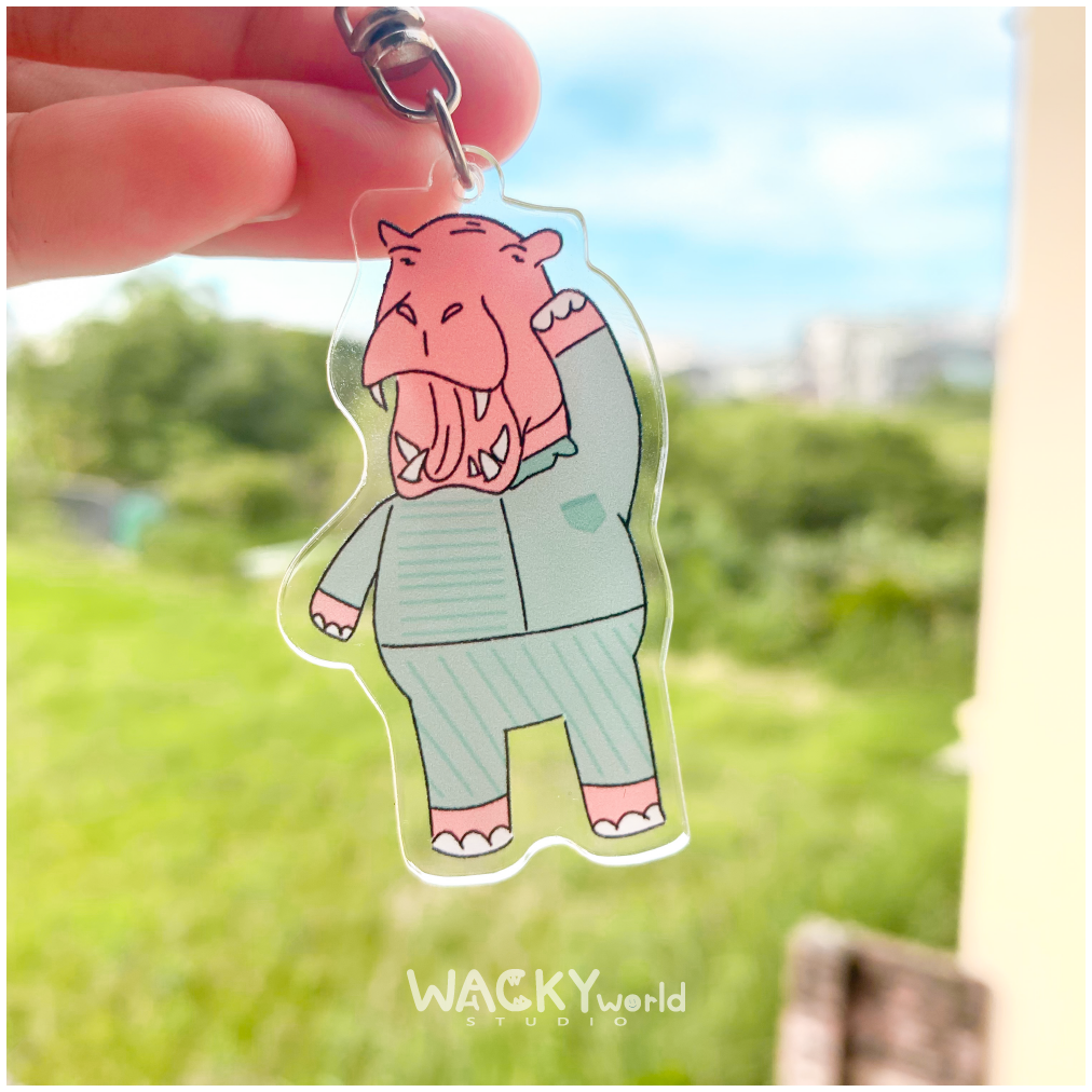 Hippo it's time to sleep｜Keychain｜