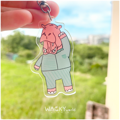 Hippo it's time to sleep｜Keychain｜