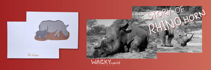 BE KIND of Rhino horn ｜Postcard