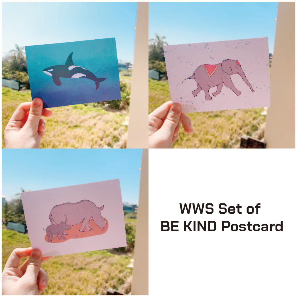 Postcard Set of BE KIND