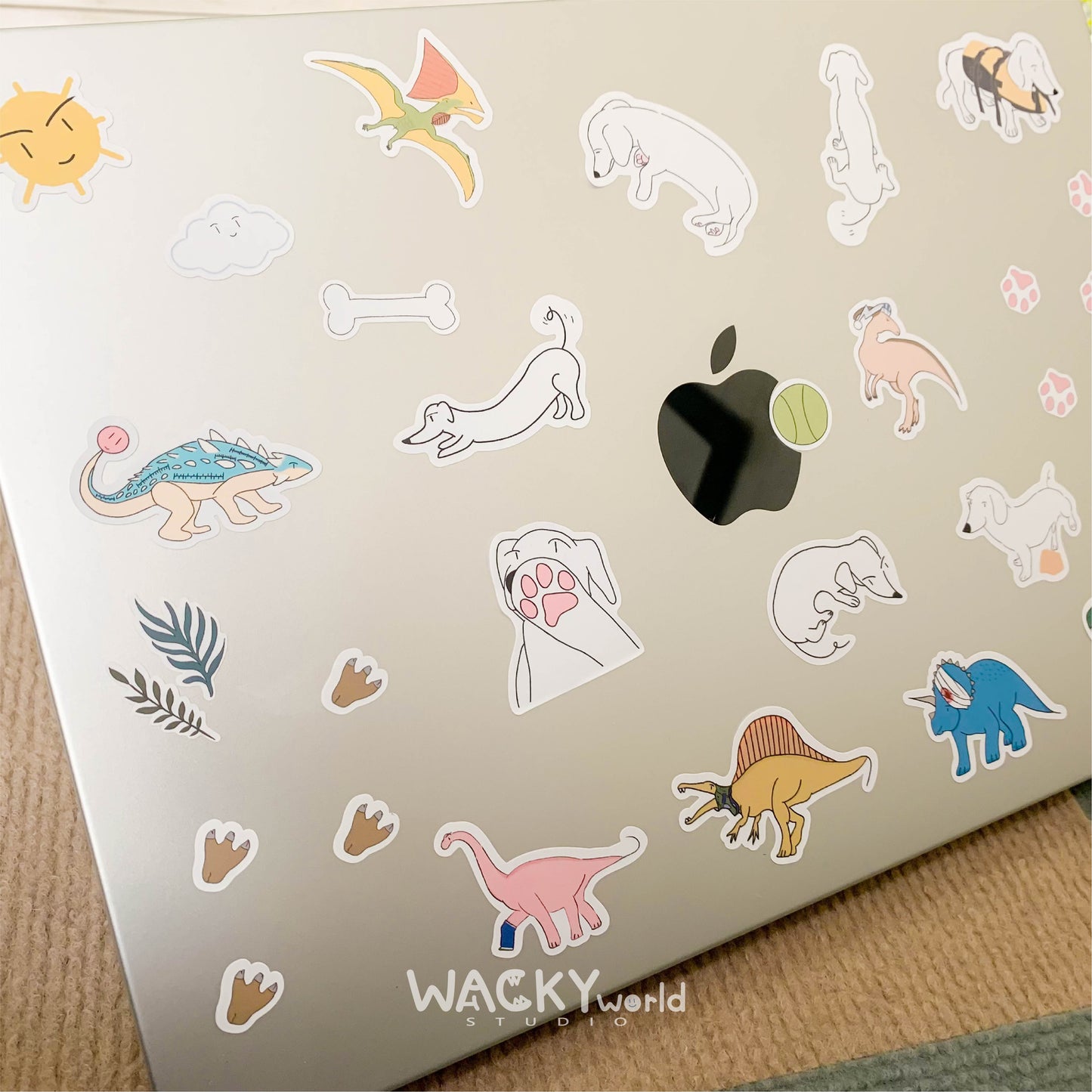 Dinosaur in Jungle ｜Stickers