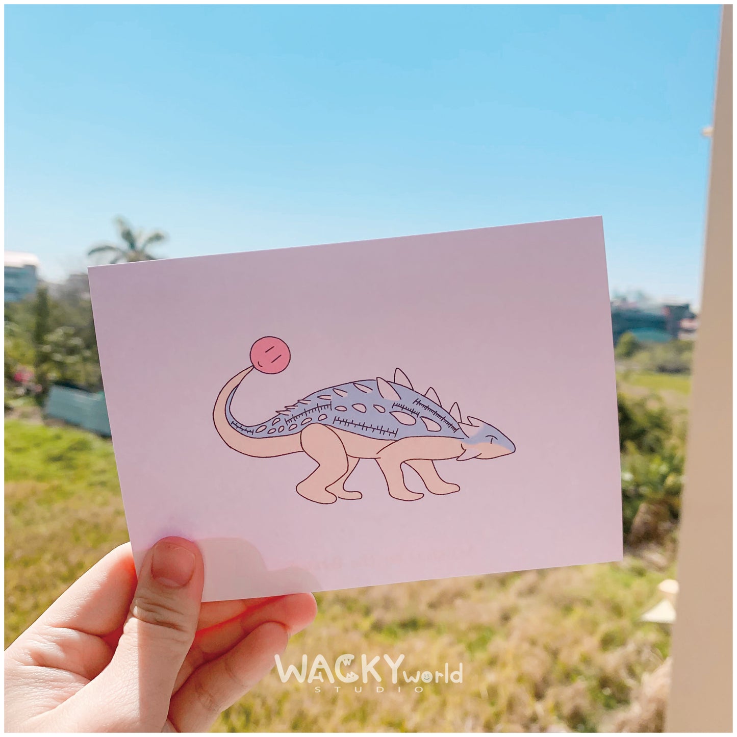 Postcard Set of Dinosaur Dream