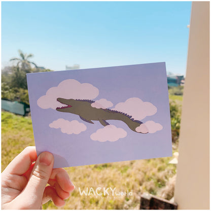 Postcard Set of Dinosaur Dream